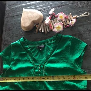 ⭐️SOLD ⭐️Limited - Emerald Green Blouse